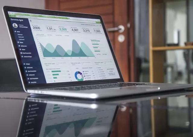 Digital marketing specialists reviewing online campaign performance